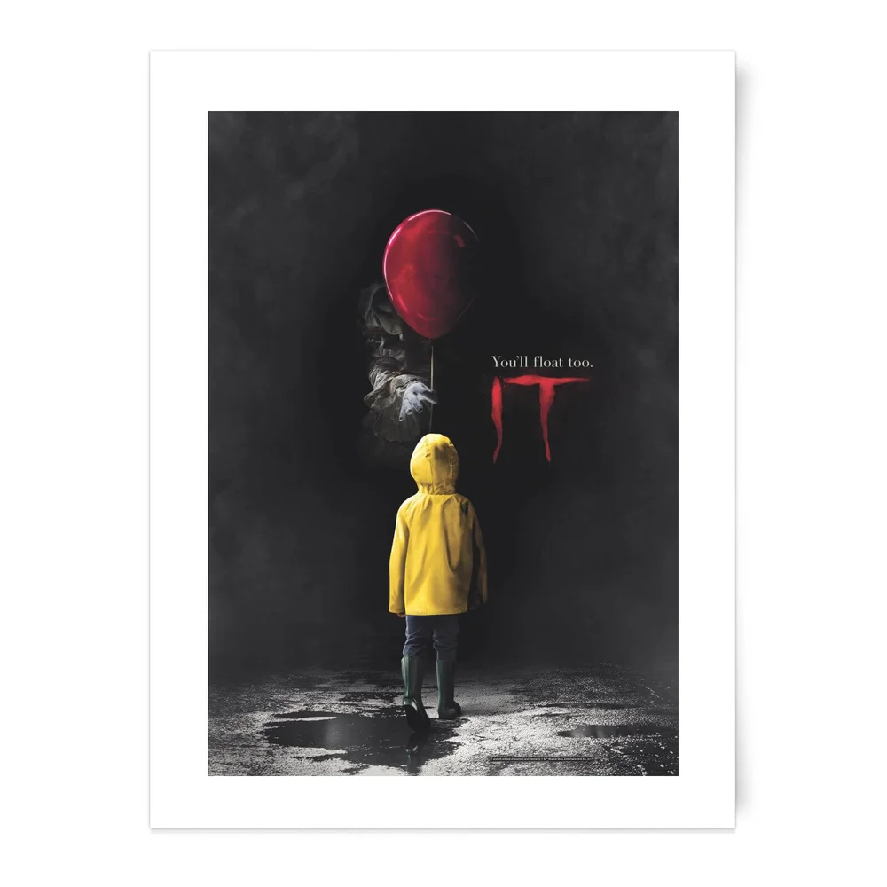 IT You'll Float Too - Giclee Art Print - A4 Afbeelding 1