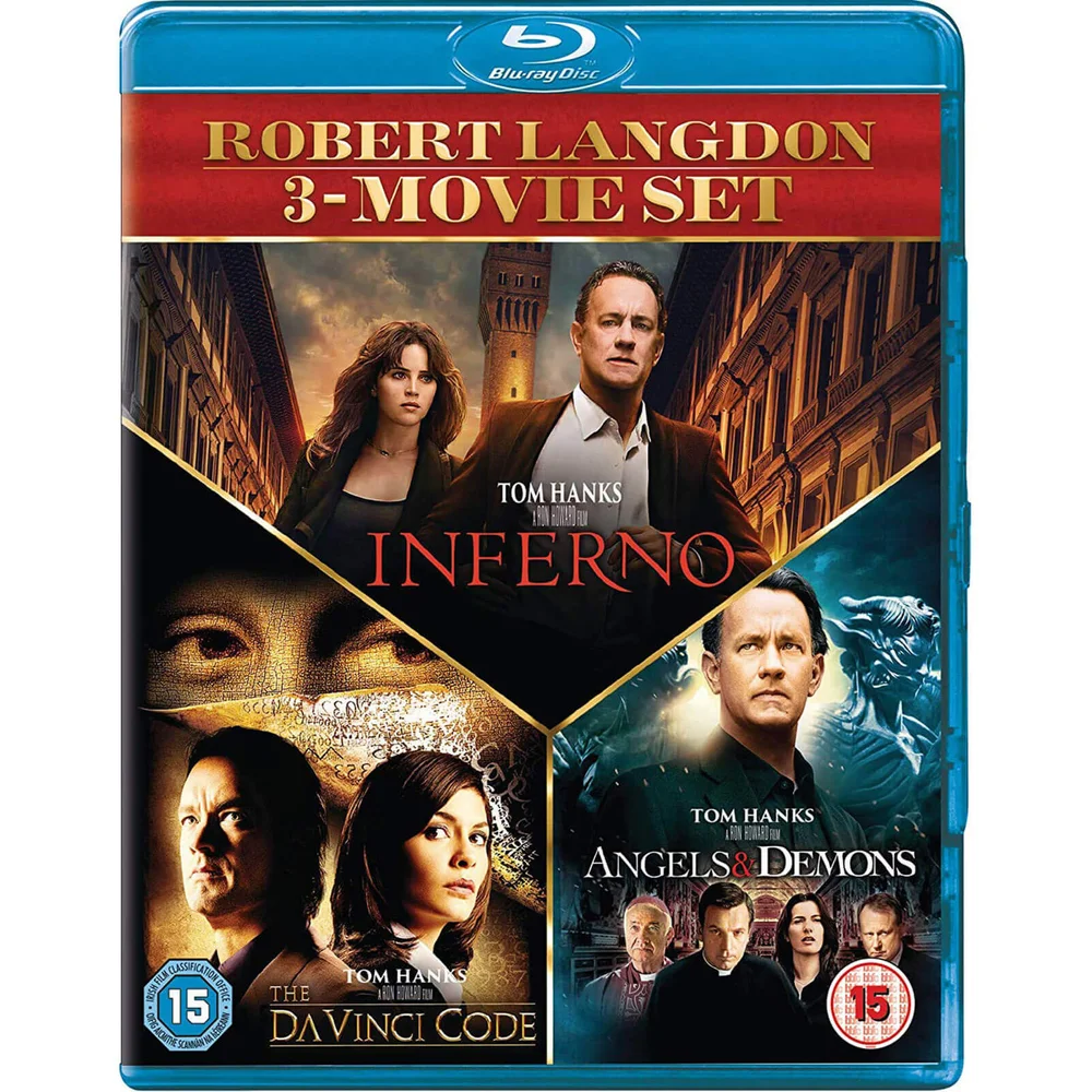 Inferno, Angels & Demons & Da Vinci Code Boxset (Non Uv 2019 Repackage) Afbeelding 1