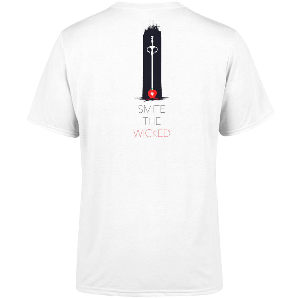 Magic The Gathering Throne of Eldraine Smite The Wicked Men's T-Shirt - White - S Afbeelding 1