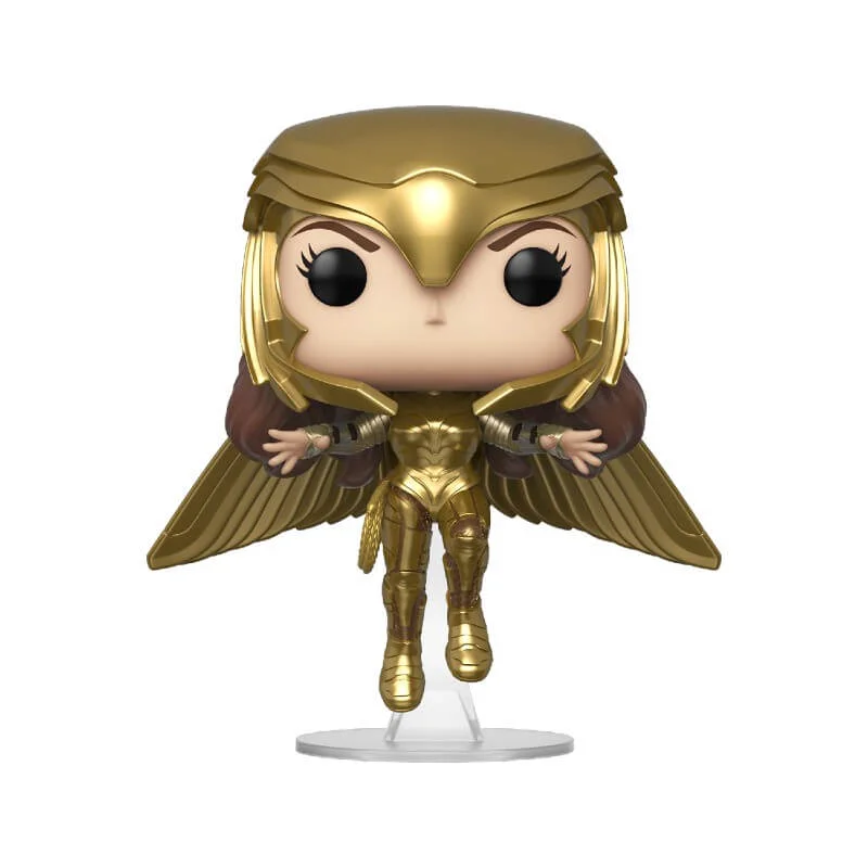 Wonder Woman 1984 Wonder Woman Gold Flying (Metallic) Pop! Vinylfiguur Afbeelding 1