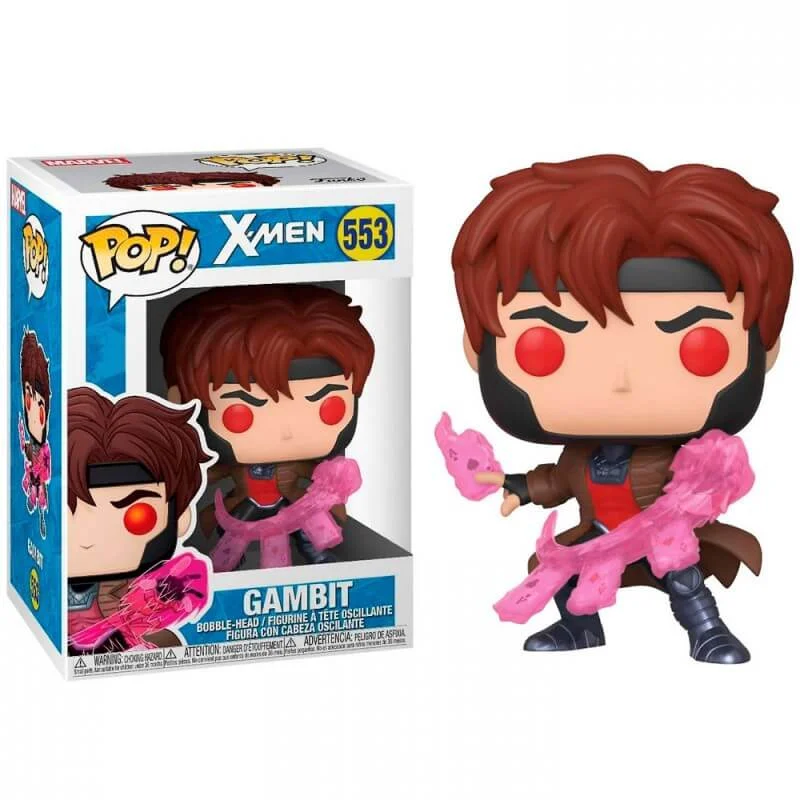 Marvel X-Men Classic Gambit with Cards Pop! Vinyl Figure Afbeelding 1