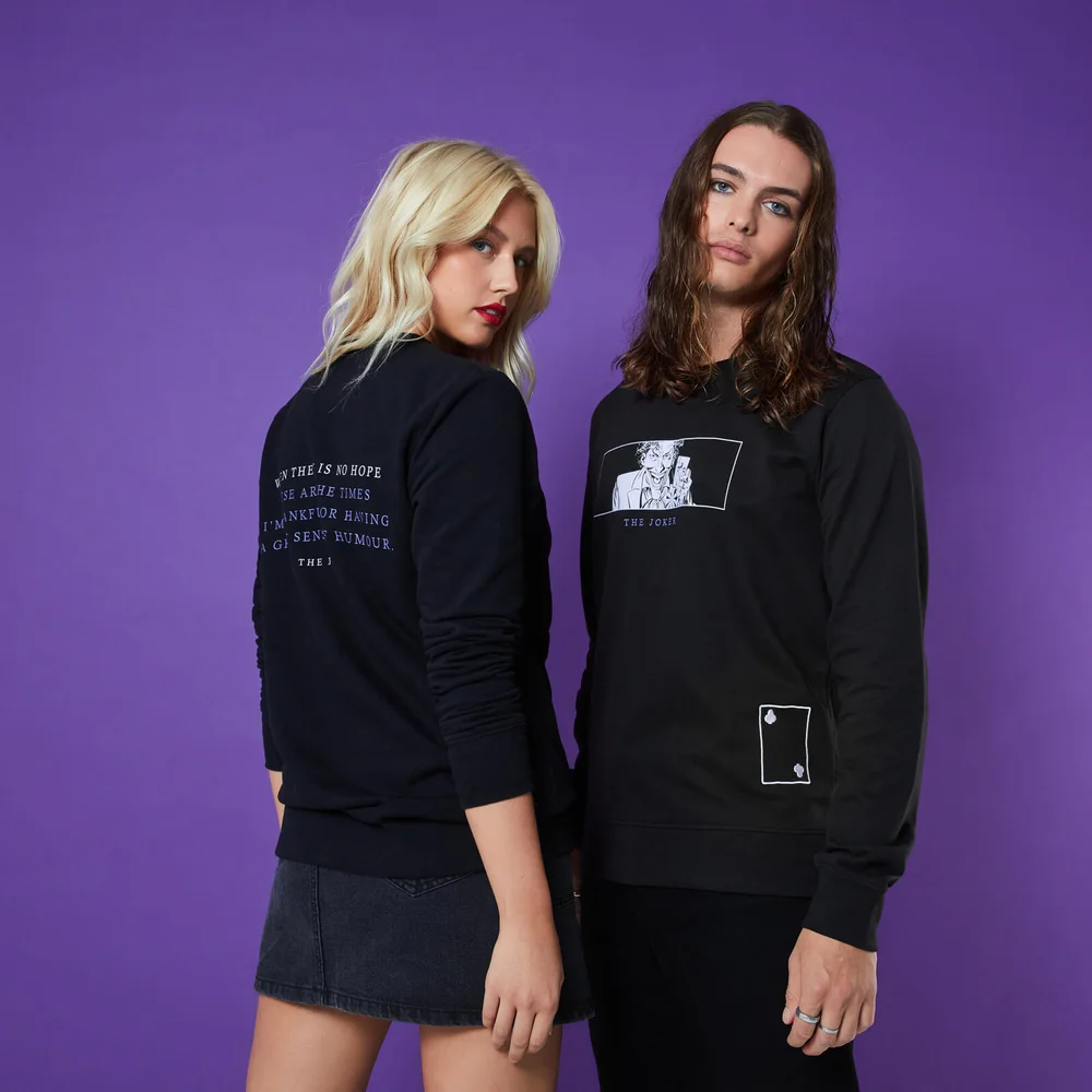 No Hope Club Unisex Sweatshirt - Black - S Afbeelding 1