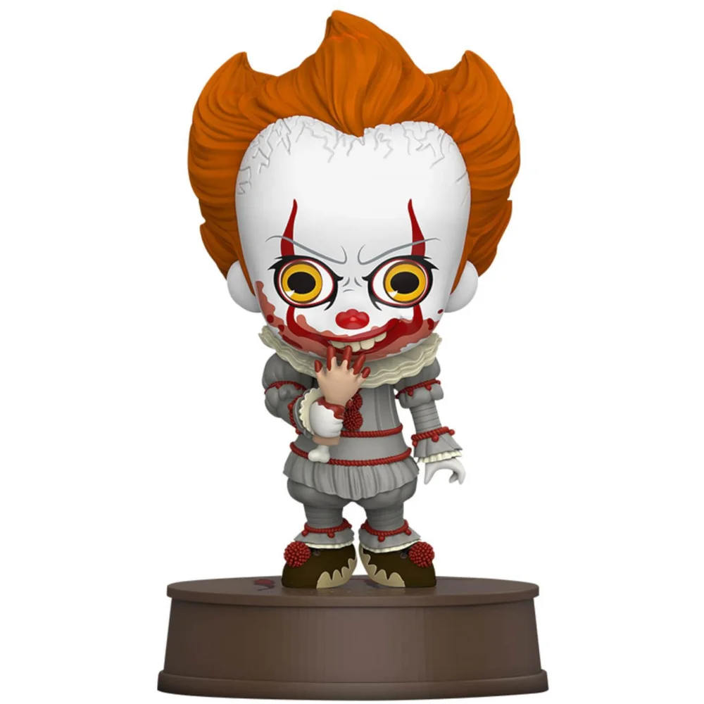 Hot Toys IT Chapter Two Cosbaby Mini Figure Pennywise with Broken Arm 11cm Afbeelding 1