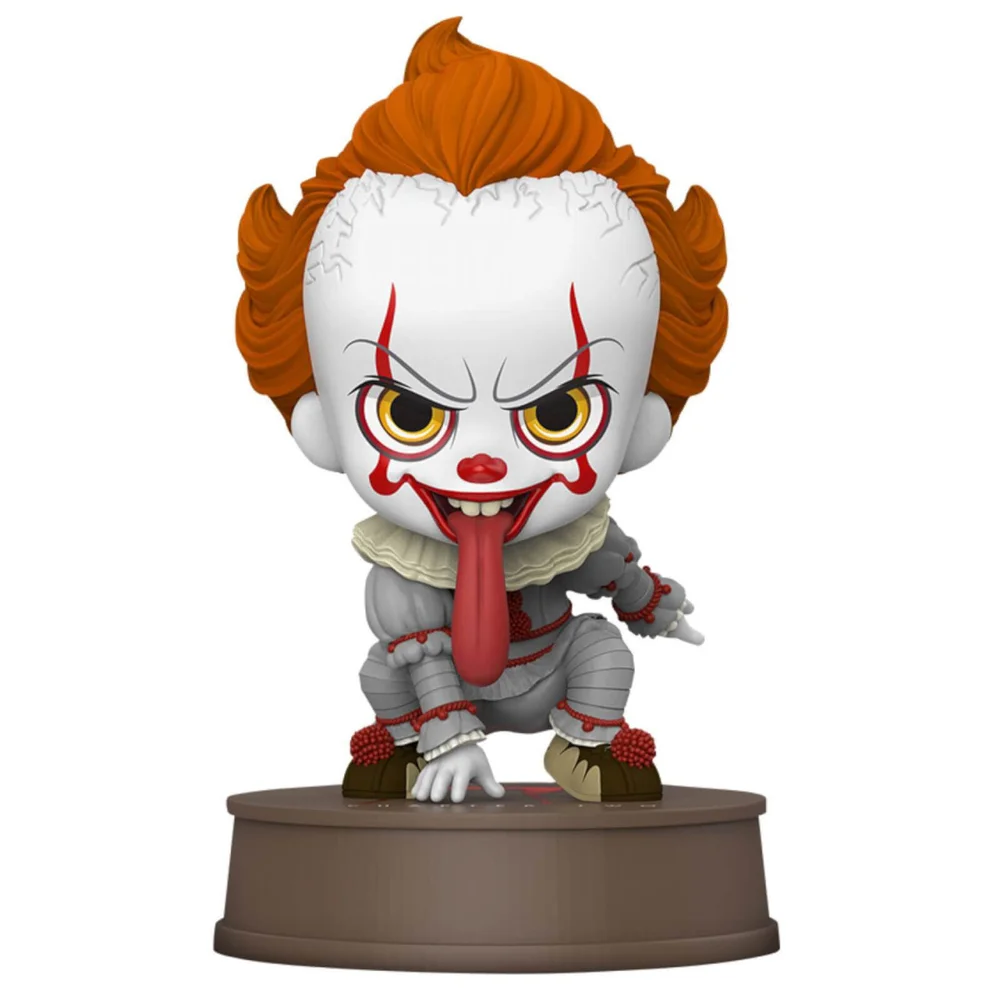 Hot Toys IT Chapter Two Cosbaby Mini Figure Pennywise 10cm Afbeelding 1