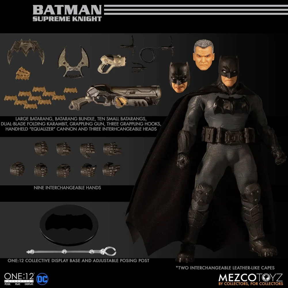 Mezco One:12 Collective Batman: Supreme Knight Afbeelding 1