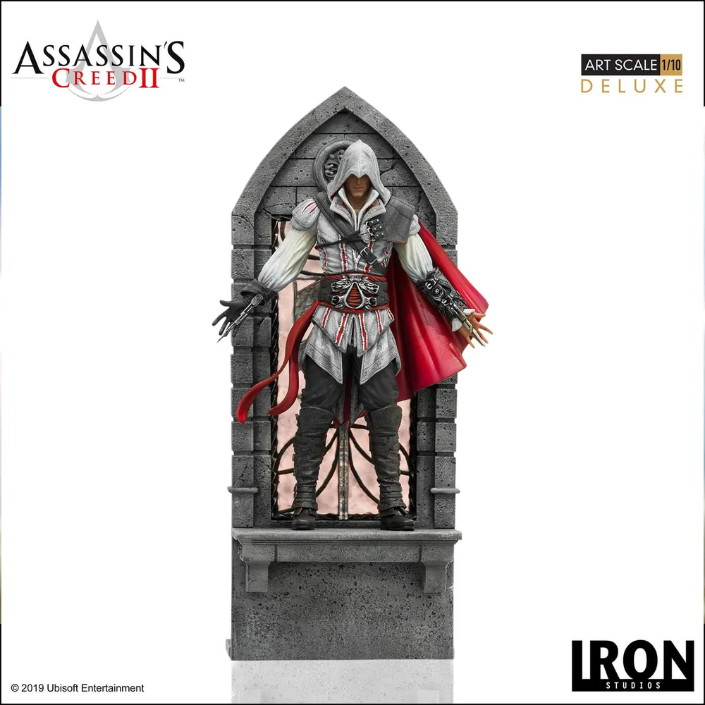 Iron Studios Assassin's Creed II Art Scale Statue 1/10 Ezio Auditore Deluxe 31cm Afbeelding 1