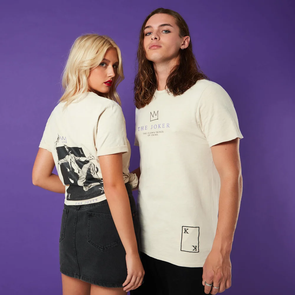 From Clown Prince To King Of Crime Unisex T-Shirt - Cream Vintage Wash - S Afbeelding 1