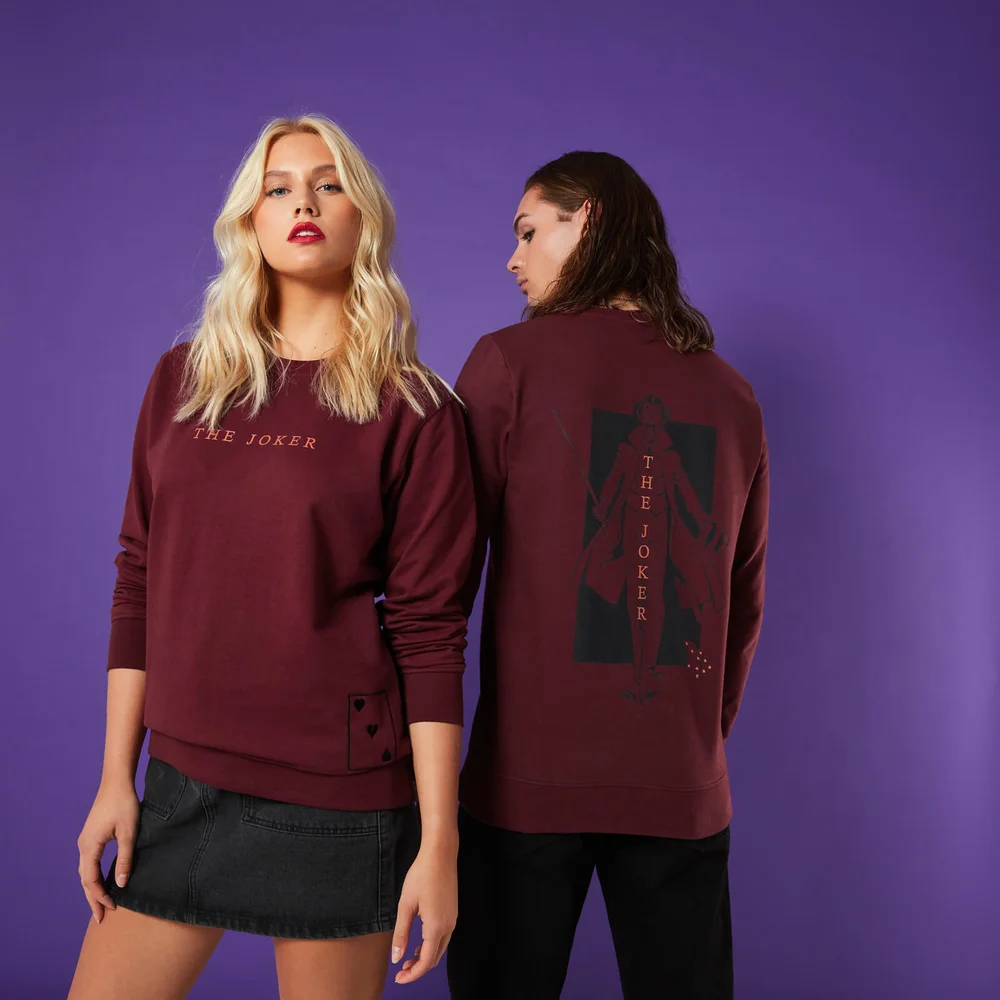 Heart Of The Fool Unisex Sweatshirt - Burgundy - S Afbeelding 1