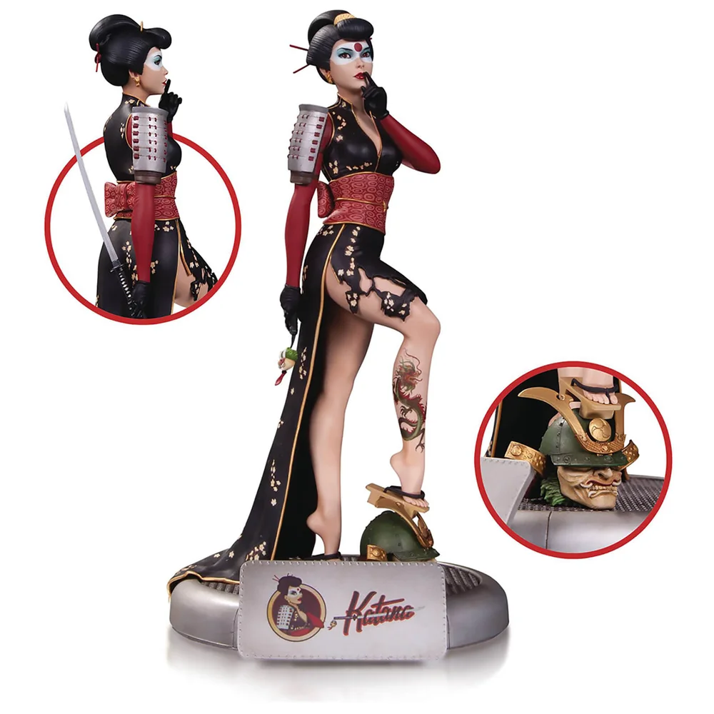 DC Collectibles DC Bombshells Katana Statue Afbeelding 1