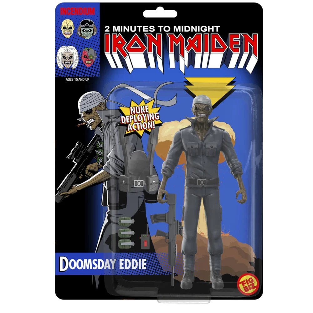 Iron Maiden Doomsday Eddie Fig Biz Action Figure Afbeelding 1