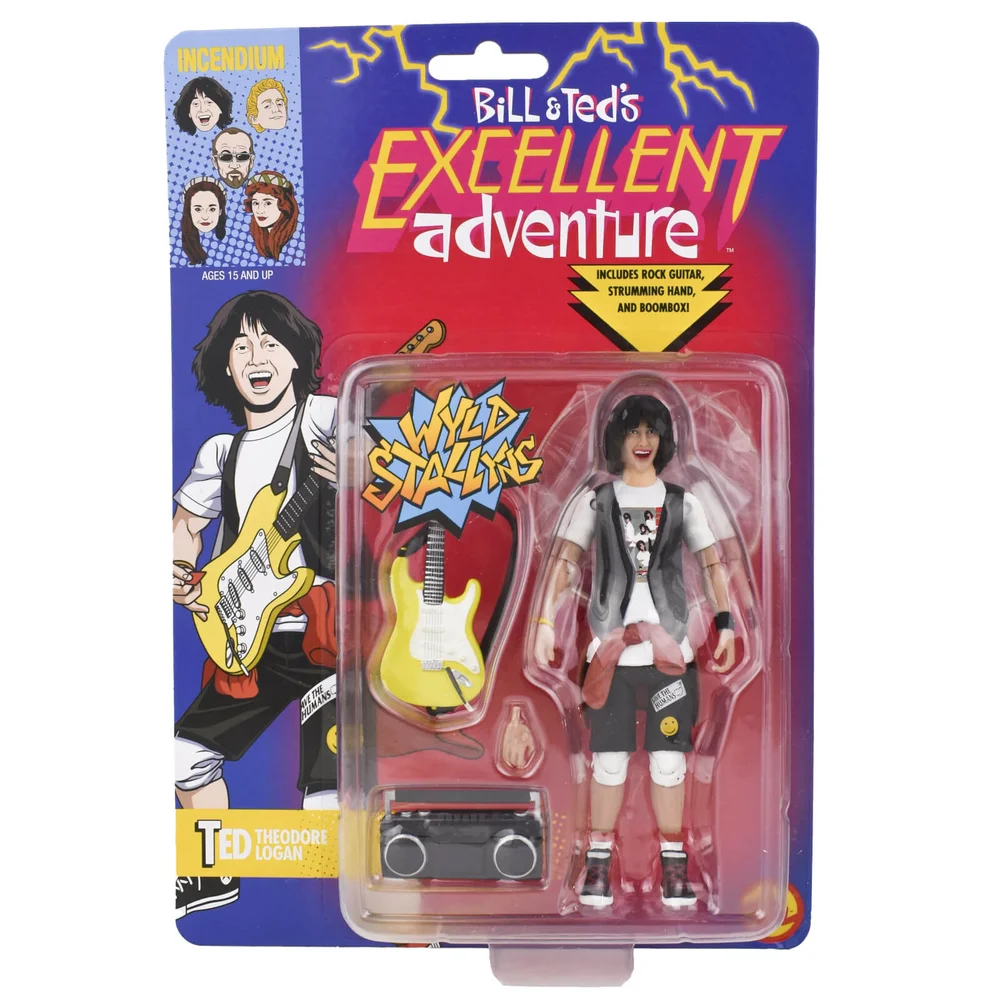 FigBiz Bill & Ted's Excellent Adventure Ted Theodore Logan Action Figure Afbeelding 1