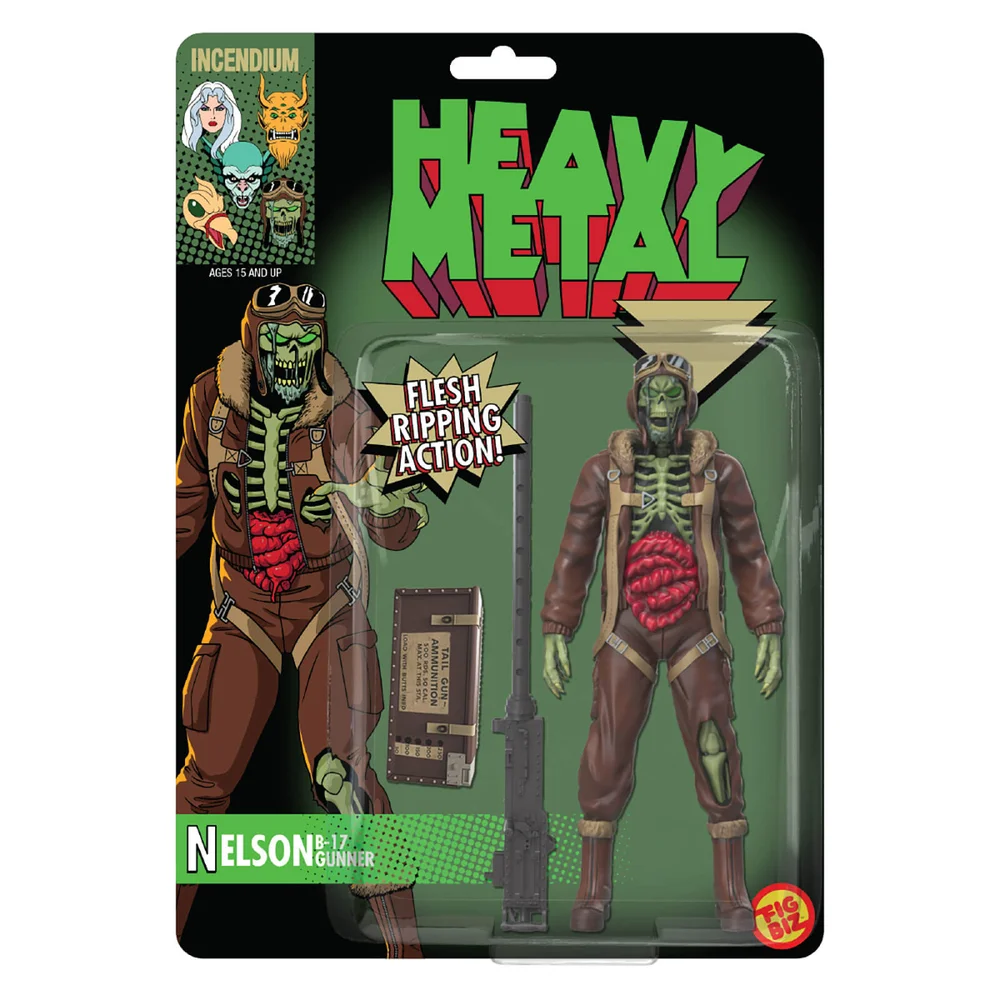 FigBiz Heavy Metal Nelson the B-17 Tailgunner Action Figure Afbeelding 1