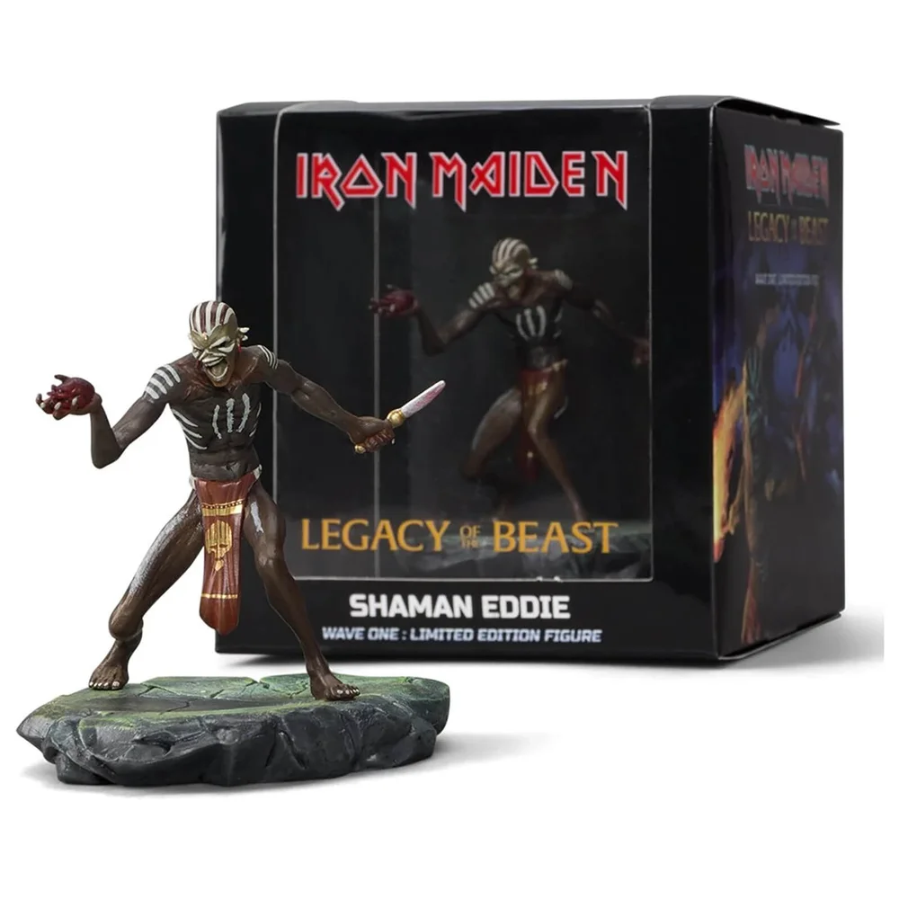 Iron Maiden Legacy of the Beast - Shaman Eddie Figuur Afbeelding 1