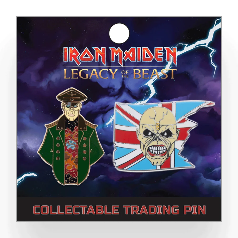 Iron Maiden Legacy of the Beast Lapel Pin - Corrupte Generaal en Trooper Eddie Afbeelding 1