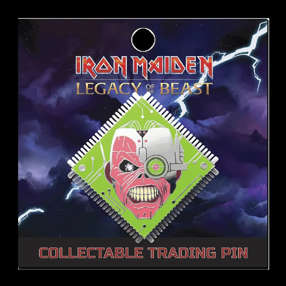 Iron Maiden Legacy of the Beast Lapel Pin - Cyborg Eddie Afbeelding 1