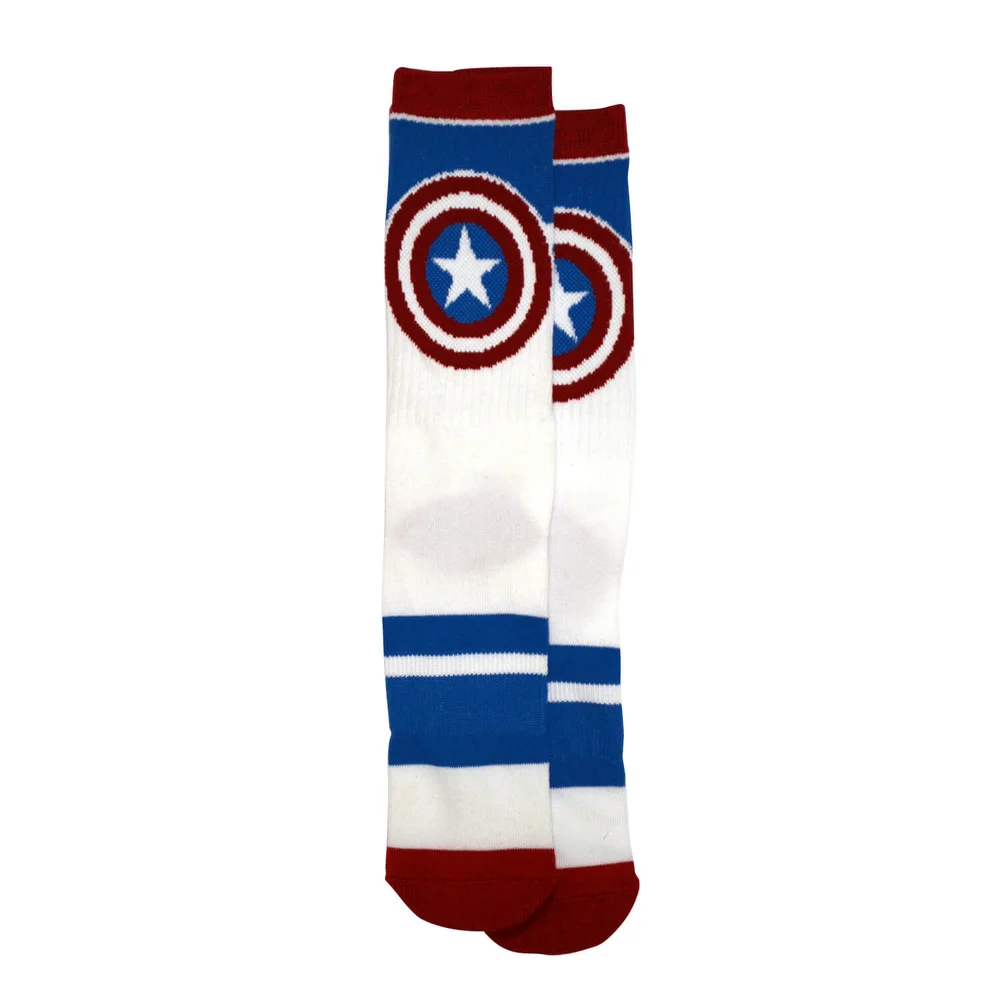 Marvel Captain America Crew Socks Afbeelding 1