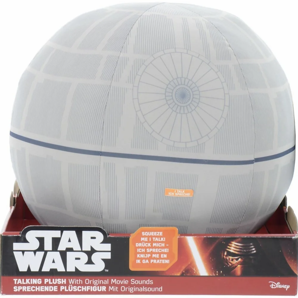 Star Wars Deluxe Pluche - 30 cm Sprekende Lichtgevende Death Star Afbeelding 1