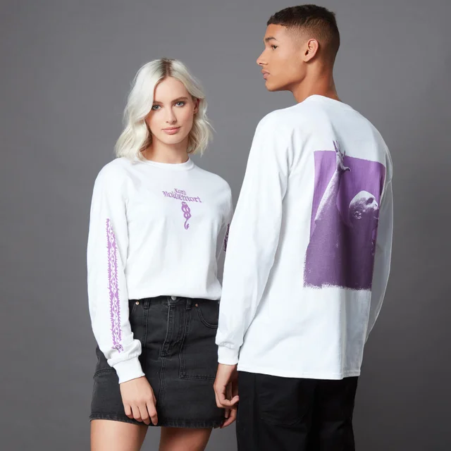 Harry Potter Dark Arts Lord Voldemort t-shirt met lange mouwen - Wit