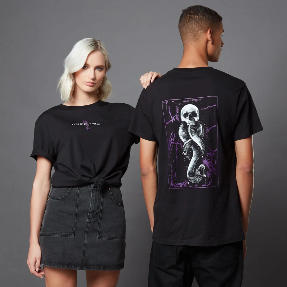 Harry Potter Dark Arts You-Know-Who t-shirt - Zwart - S Afbeelding 1