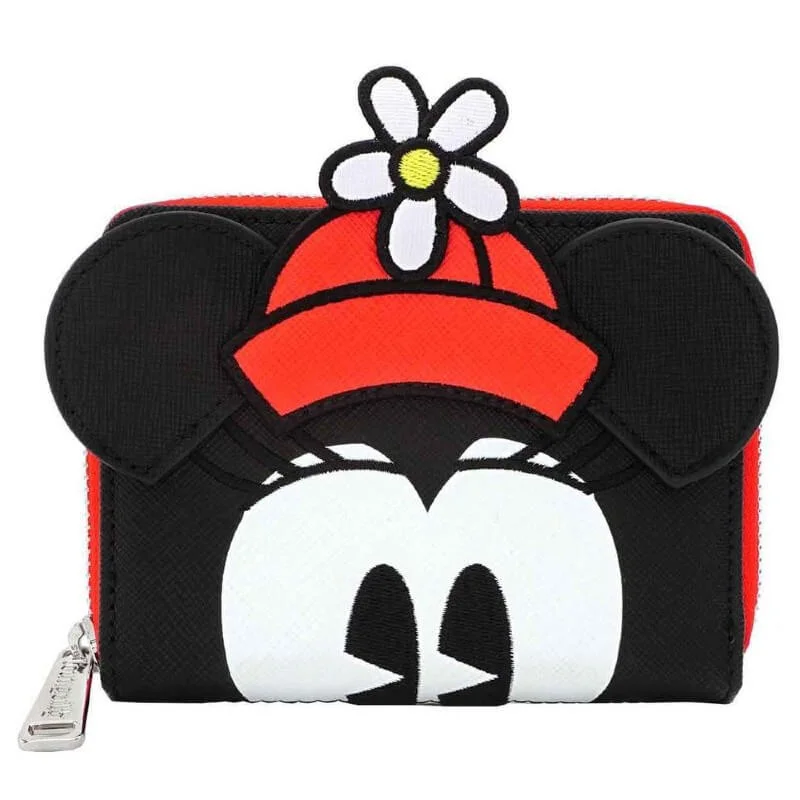 Loungefly Disney Positief Minnie Polka Dot Zip Around Portemonnee Afbeelding 1