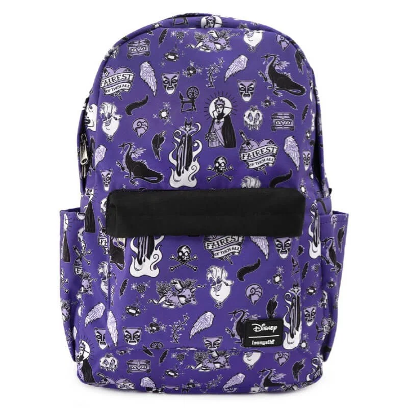 Loungefly Disney Villain Icons Aop Nylon Rugzak Afbeelding 1