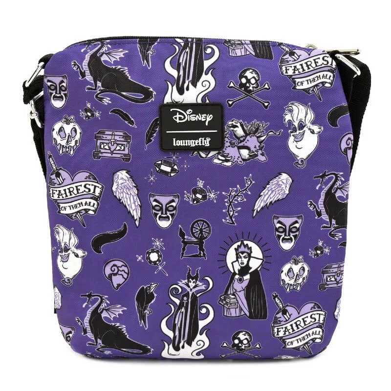 Loungefly Disney Schurken Iconen Aop Nylon Paspoort Afbeelding 1