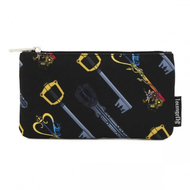 Loungefly Disney Kingdom Hearts Keys Aop Nylon Pouch Afbeelding 1
