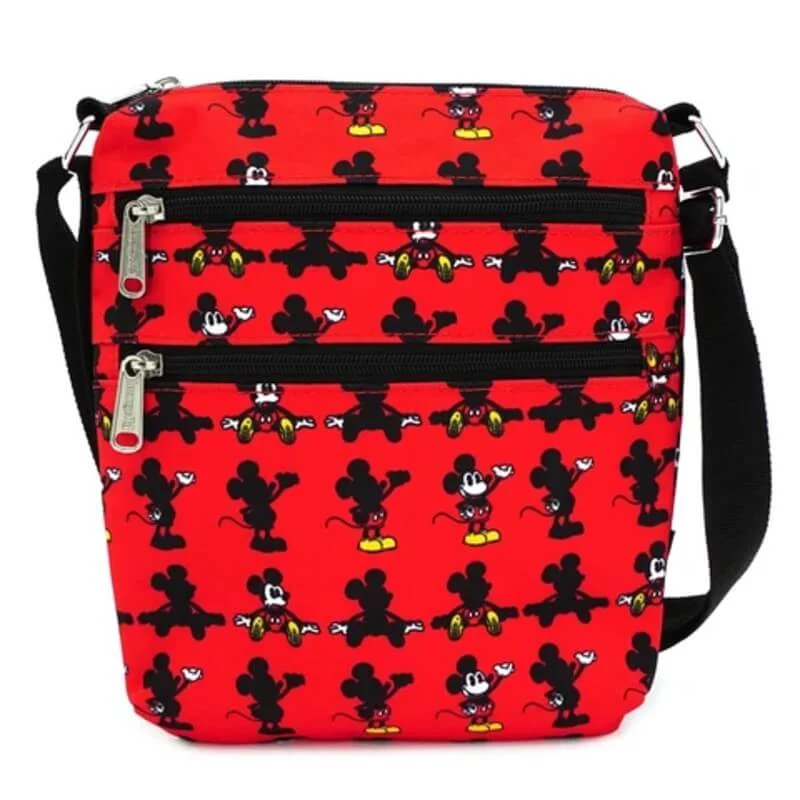 Loungefly Disney Mickey Parts Aop Nylon Paspoort Afbeelding 1