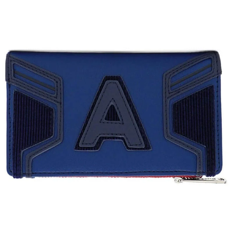 Loungefly Marvel Captain America End Game Hero Flap Portemonnee Afbeelding 1