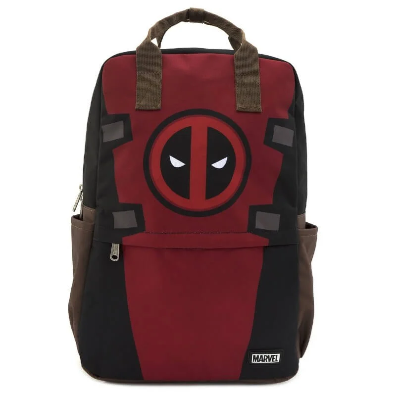 Loungefly Marvel Deadpool Cosplay rugzak in vierkant nylon Afbeelding 1