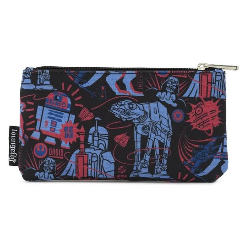 Loungefly Star Wars Empire 40Th Square Nylon Pouch Afbeelding 1