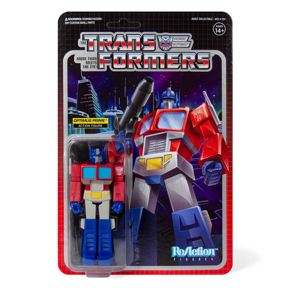 Super7 Transformers ReAction Figure - Optimus Prime Afbeelding 1