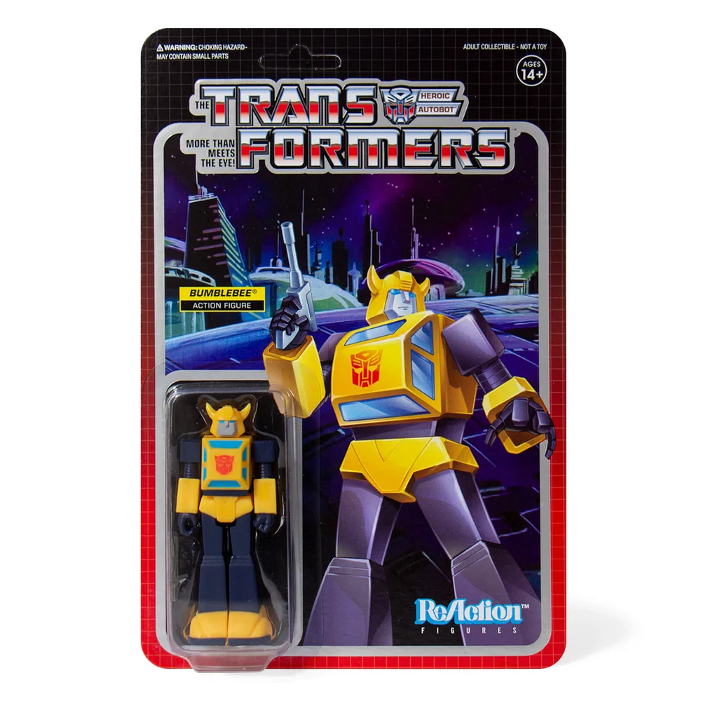 Super7 Transformers ReAction Figure - Bumblebee Afbeelding 1