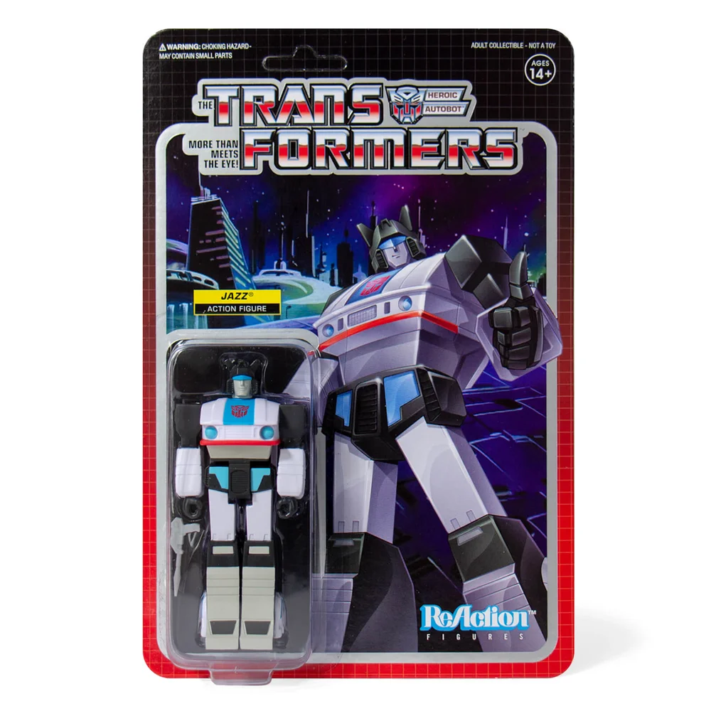Super7 Transformers ReAction Figure - Jazz Afbeelding 1