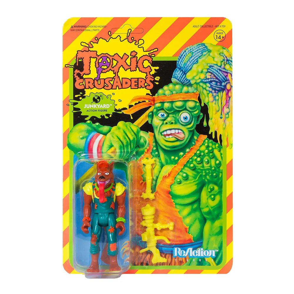 Super7 Toxic Crusaders ReAction Figuur - Junkyard Afbeelding 1