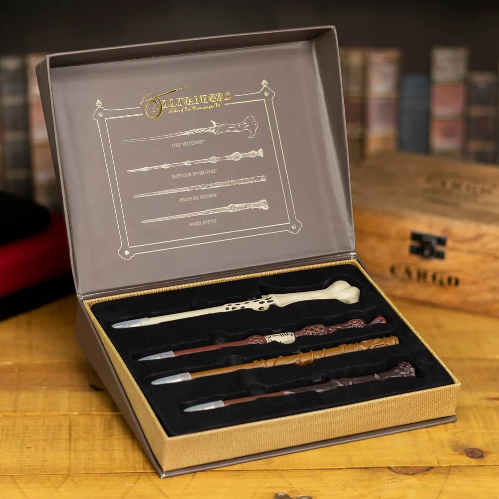 Harry Potter Wand Pens in Ollivanders Box - Set of 4 Afbeelding 1