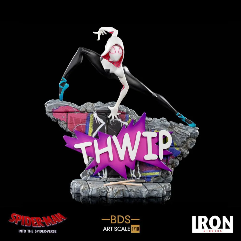 Iron Studios Spider-Man: Into the Spider-Verse BDS Art Scale Deluxe Statue 1/10 Gwen Stacey Afbeelding 1