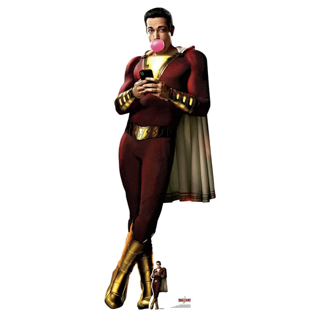 Shazam Bubblegum (Zachary Levi) levensgrote uitsnede