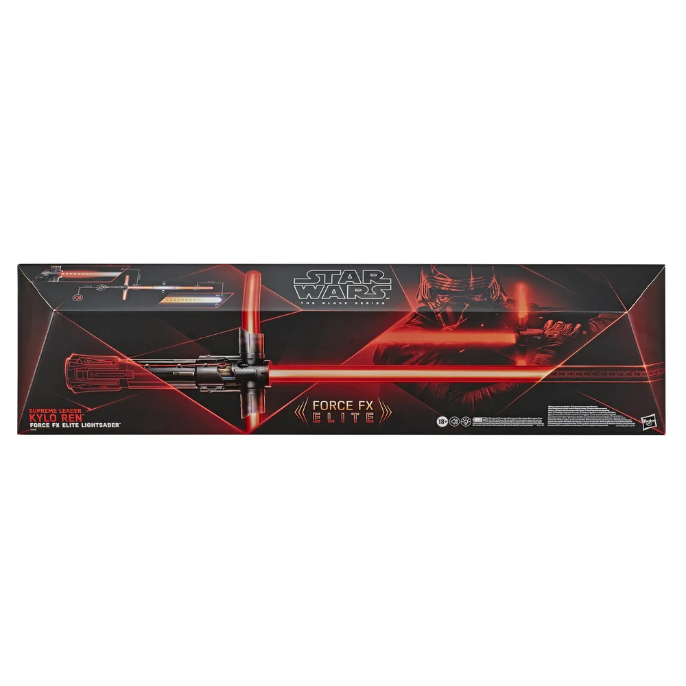 Hasbro Star Wars The Black Series Supreme Leader Kylo Ren Roleplay Force FX Elite Lightsaber Afbeelding 1