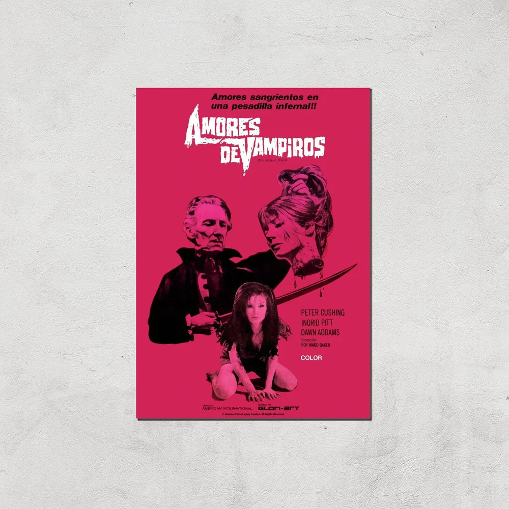 Amores De Vampiros Giclee Art Print - A4 - Print Only Afbeelding 1