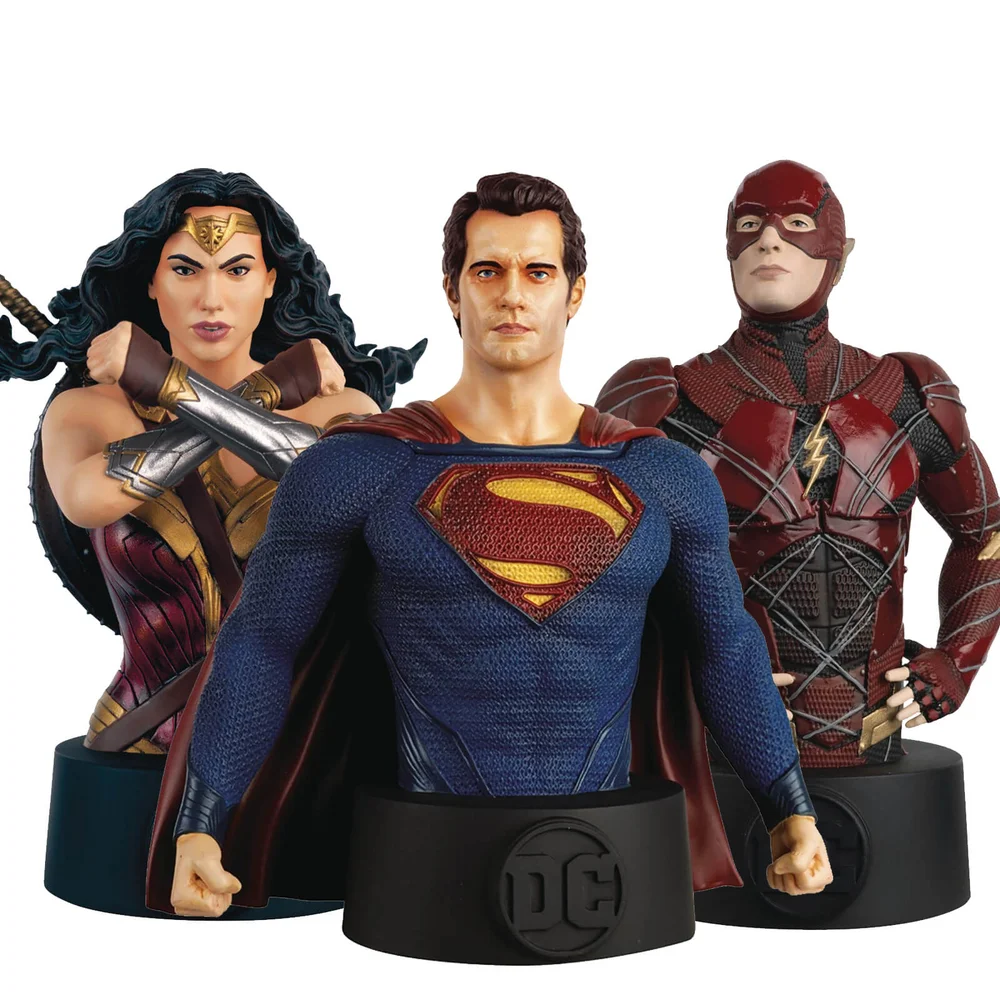 Ultimate 3-Pack Bust - DC Comics Justice League (Wonder Woman, The Flash and Superman) Afbeelding 1