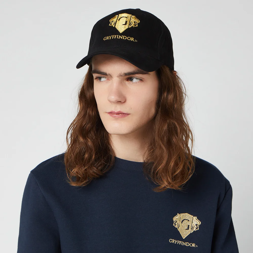 Harry Potter Gryffindor Embroidered Cap - Black Afbeelding 1