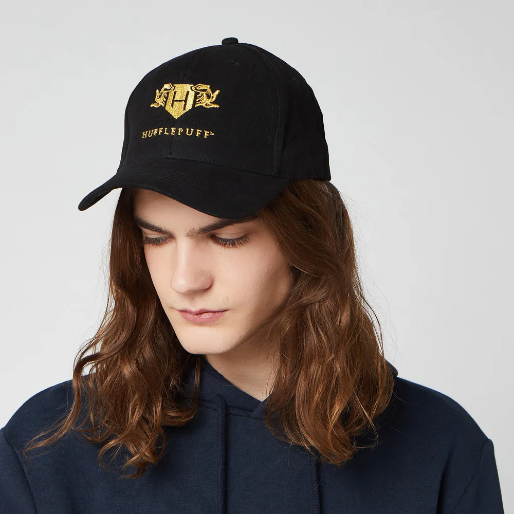 Harry Potter Hufflepuff Embroidered Cap - Black Afbeelding 1
