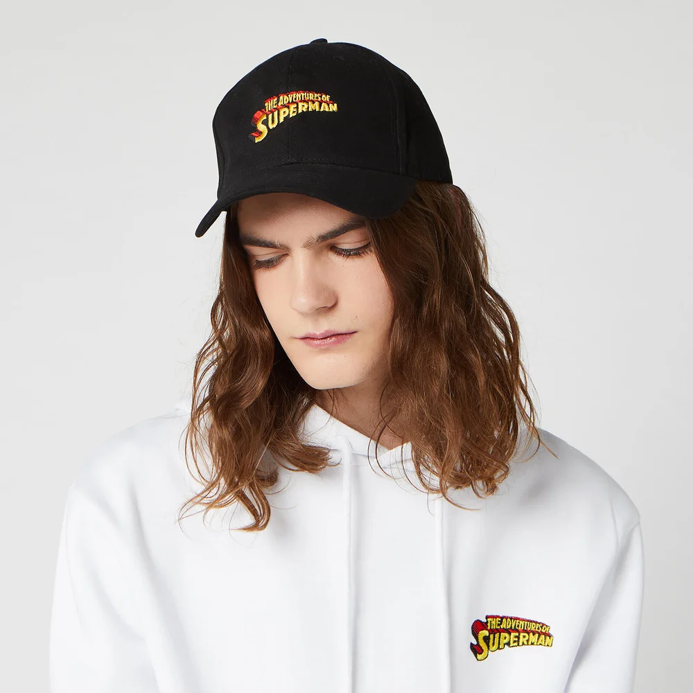 DC Superman Embroidered Cap - Black Afbeelding 1