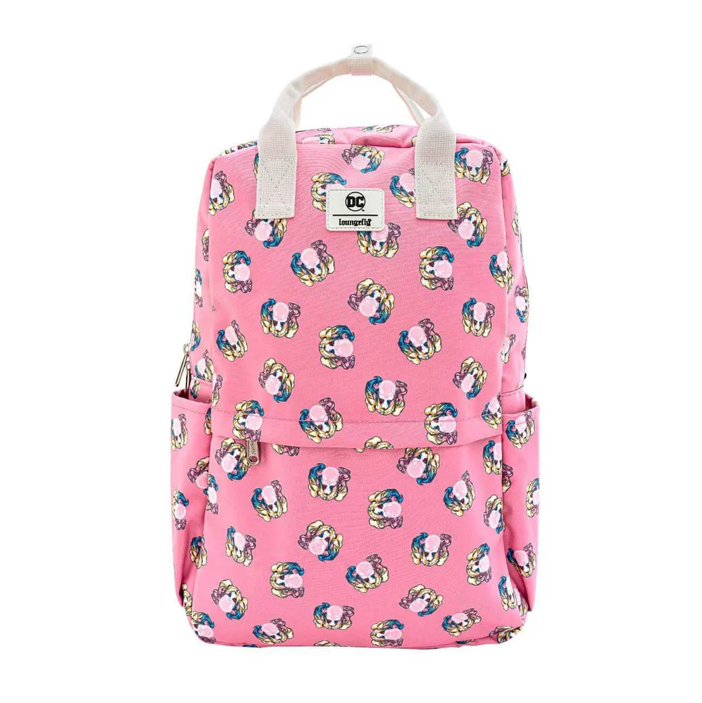 Loungefly DC Comics Harley Quinn Bubble Gum Nylon Square Backpack Afbeelding 1