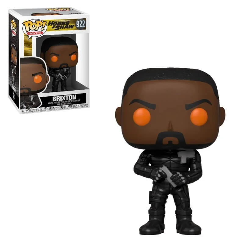 Hobbs & Shaw Brixton with Orange Eyes Pop! Vinylfiguur Afbeelding 1