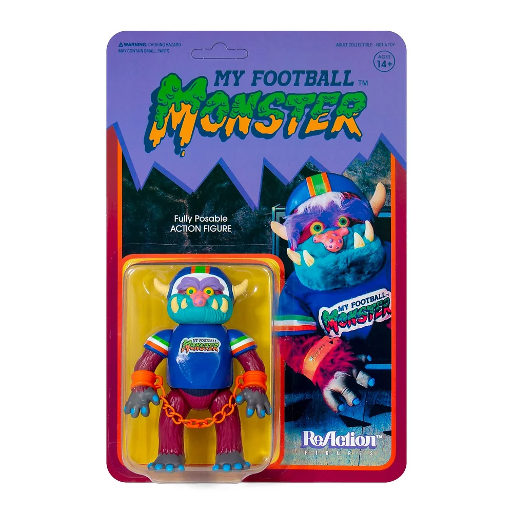 Super7 Mijn Monster ReAction-Figuur - Voetbal Monster Afbeelding 1