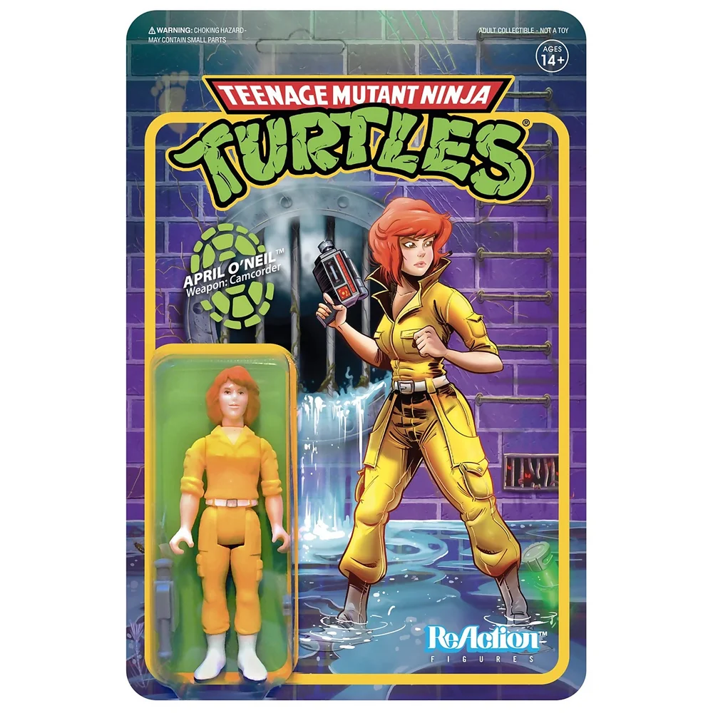 Super7 Teenage Mutant Ninja Turtles ReAction Figure - April O'Neil Afbeelding 1