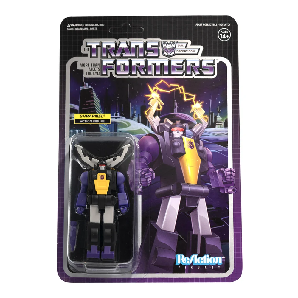Super7 Transformers ReAction Figure - Shrapnel Afbeelding 1