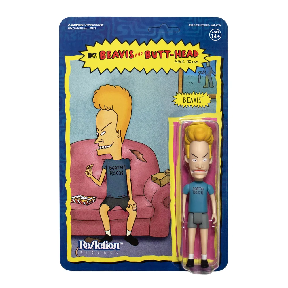 Super7 Beavis en Butt-Head ReAction Figuur - Beavis Afbeelding 1